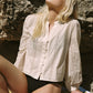 Z Supply Louella Button Up Top-Cloud