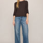 Z Supply Junie L/S Tee-Cocoa Bean