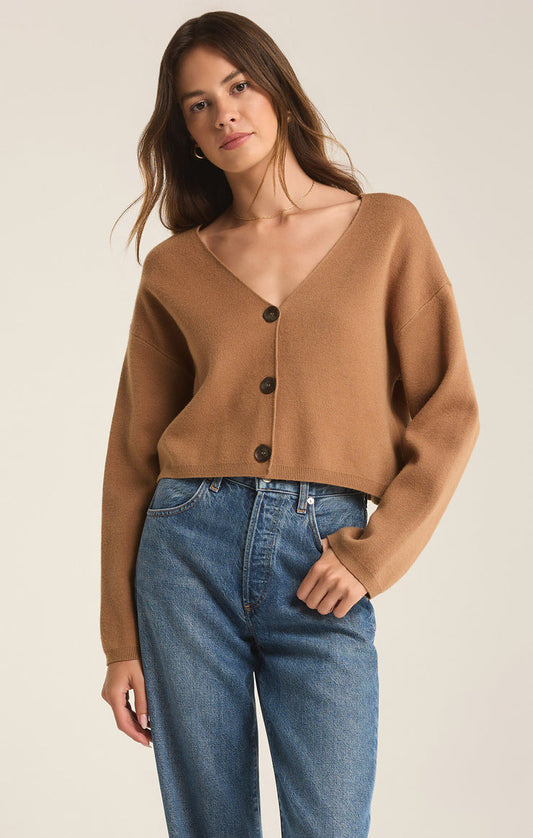 Z Supply Estelle Cardigan-Burro