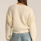 Z Supply On the Fringe Sweater-Sea Salt