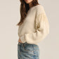 Z Supply On the Fringe Sweater-Sea Salt