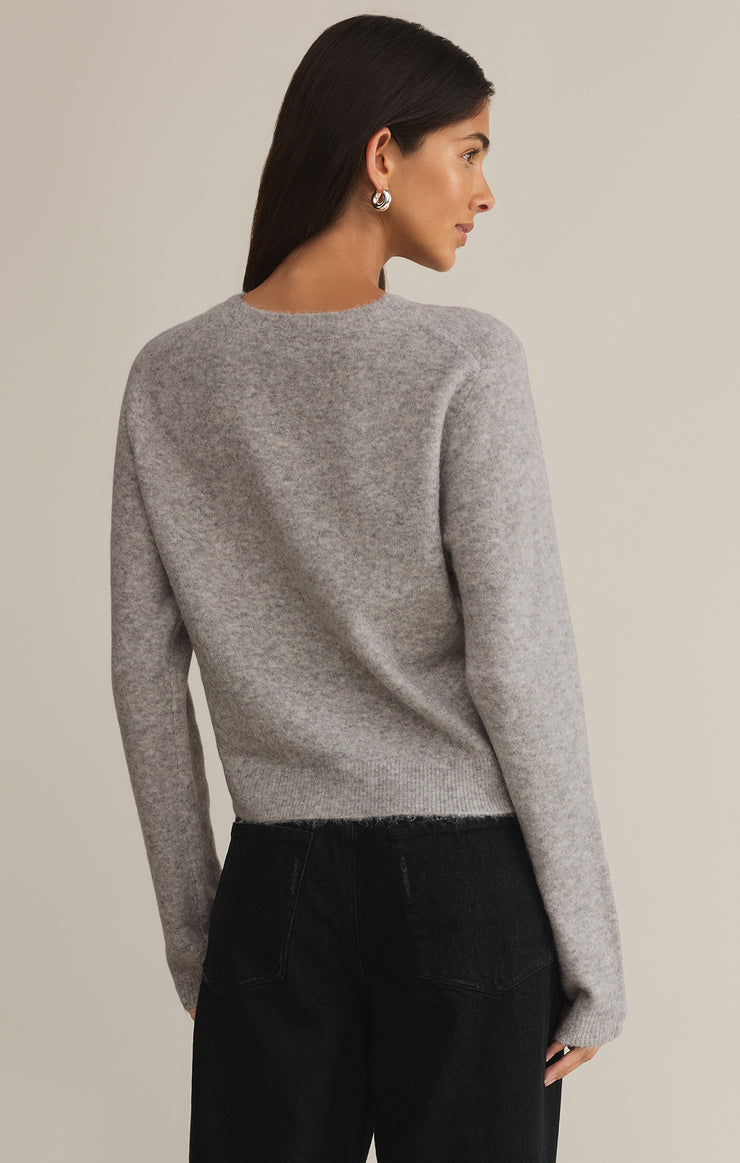 Z Supply Medina Cardigan- Heather Grey