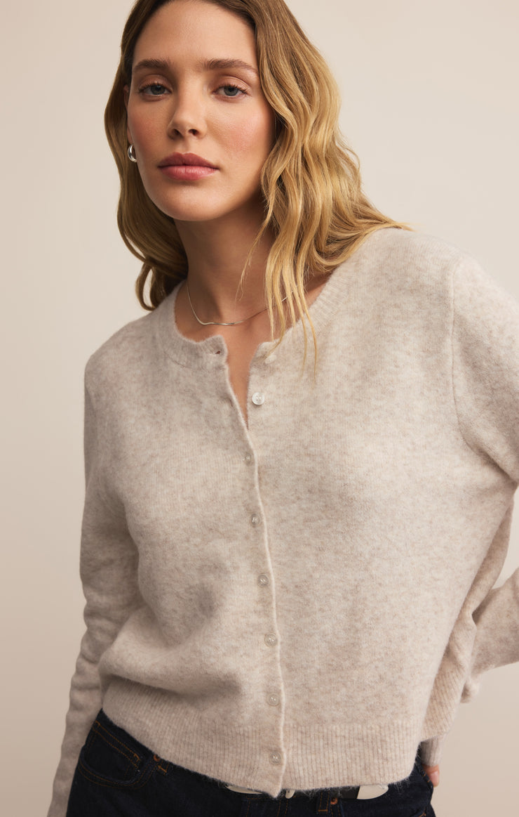 Z Supply Medina Cardigan- Oatmeal Heather