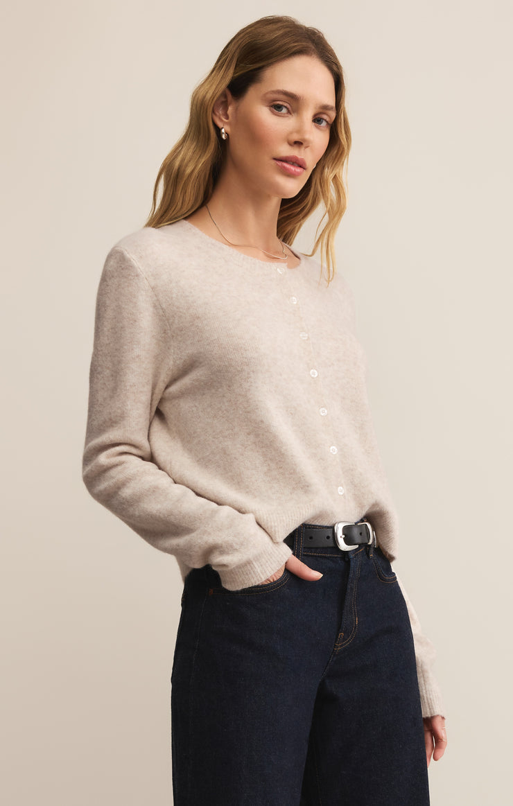Z Supply Medina Cardigan- Oatmeal Heather