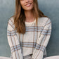 Z Supply Junction Plaid Sweater - Natural