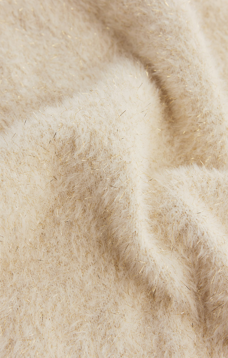 Z Supply Merry Gold Sweater - Warm White