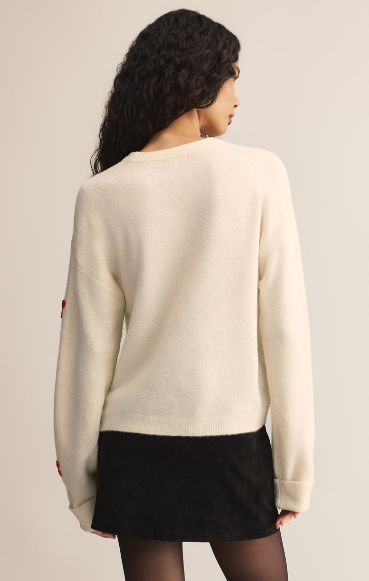 Z Supply Tie the Ribbon Sweater - Warm White