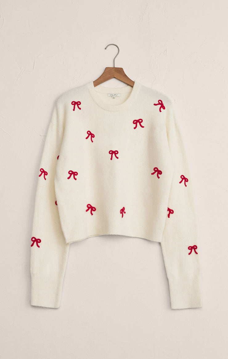 Z Supply Tie the Ribbon Sweater - Warm White