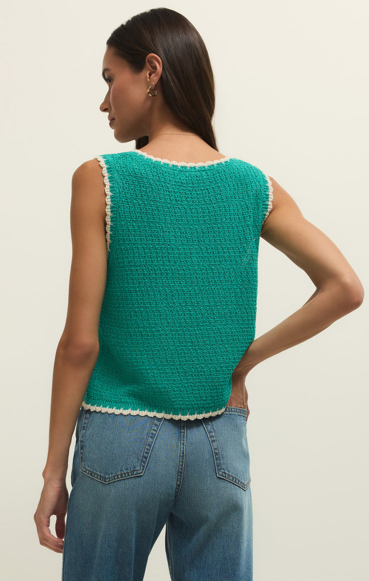 Z Supply Yesenia Whipstitch Tank-La Palma