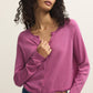 Z Supply Perfect Layer Cardigan-Spanish Rose