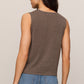 Z Supply Syd Knit Tank Vest-Pebble Coast