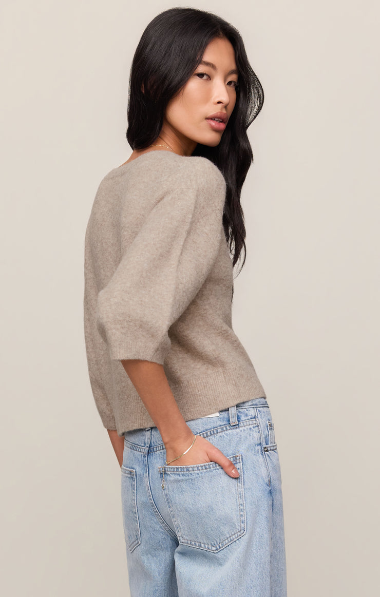 Z Supply Valor Cardigan-Natural Heather
