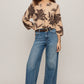 Z Supply Valor Floral Cardigan-Soft Ecru