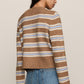 Z Supply Medina Stripe Cardigan- Golden Caramel