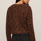 Z Supply Medina Leopard Cardigan- Burnt Umber