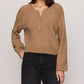 Z Supply Westmont Henley Sweater-Golden Caramel
