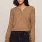 Z Supply Westmont Henley Sweater-Golden Caramel