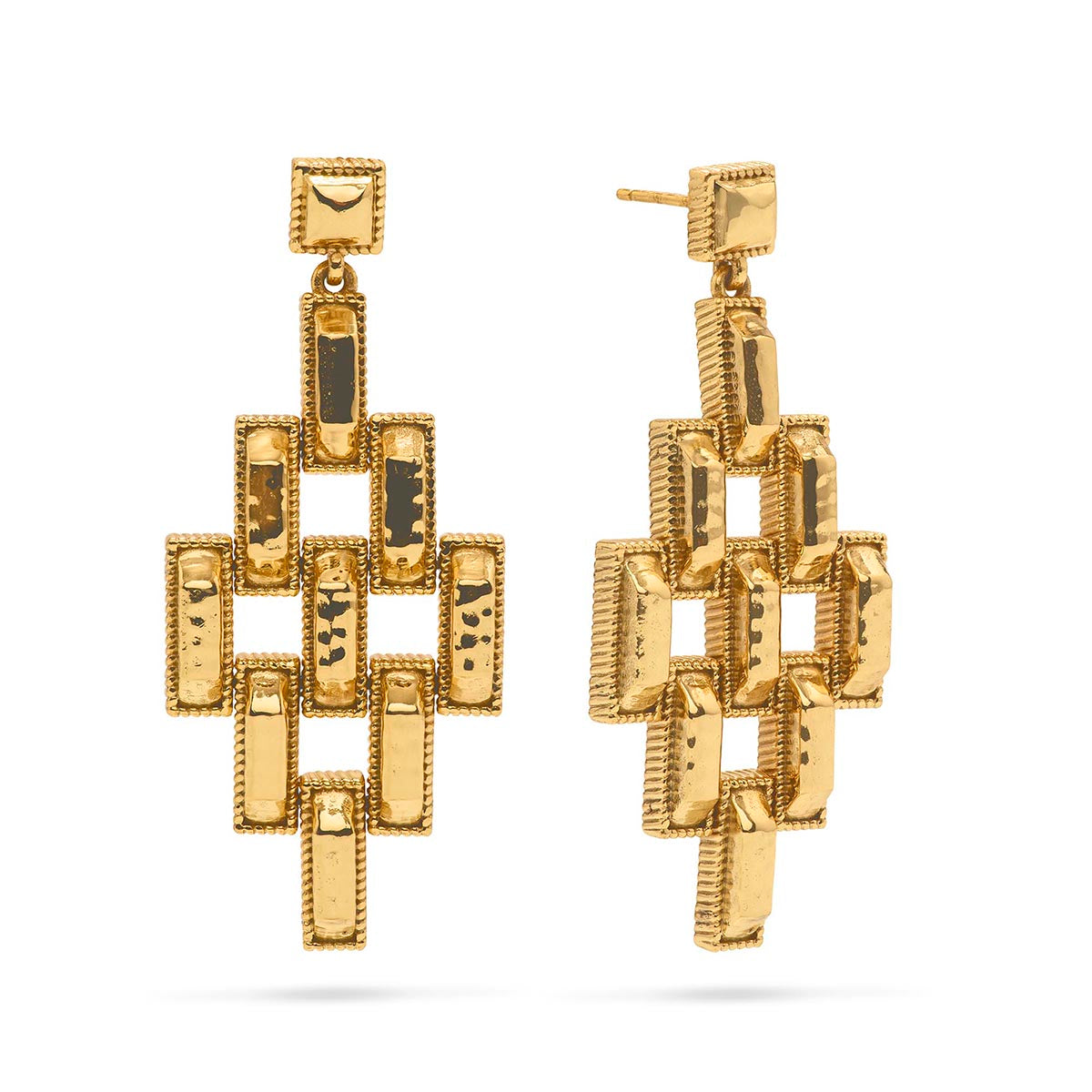 Capucine de Wulf Pathway Post Drop Earrings-Gold