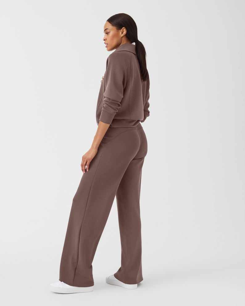 Spanx AirEssentials Half Zip-Smoke