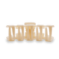 Teleties Classic Tiny Claw Hairclip-Almond Beige