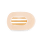 Teleties Medium Flat Round Hairclip-Almond Beige