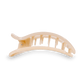 Teleties Medium Flat Round Hairclip-Almond Beige