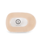 Teleties Medium Flat Round Hairclip-Almond Beige