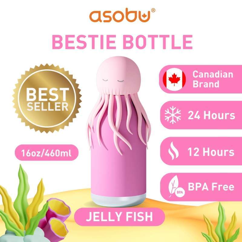 ASOBU Bestie Water Bottle - Jellyfish