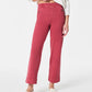 Spanx Stretch Twill Cropped Pant-Wild Rose