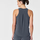 Spanx Casual Fridays Curved Hem Tank-Dark Storm