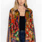 Johnny Was Joan Zip Sherpa Jacket-Tie Dye (Reversible)