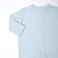 Bei Bei Snap Romper-Breezy Blue Stripes