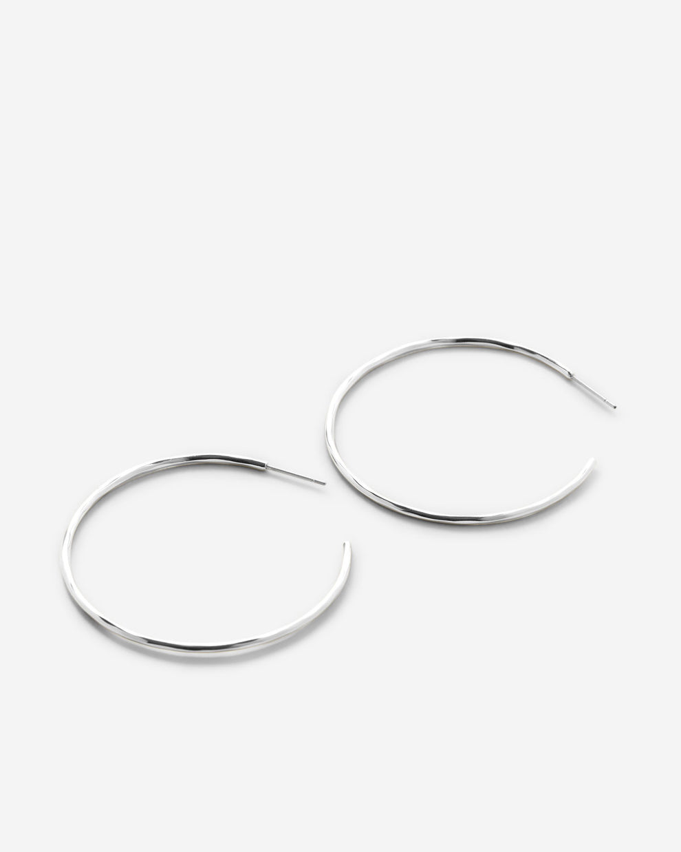 Bryan Anthonys "Simplicity" Maxi Hoops-Silver
