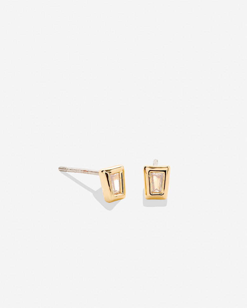 Bryan Anthonys "Mom" Baguette Studs-Gold