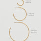 Bryan Anthonys "Simplicity" Maxi Hoops-Silver