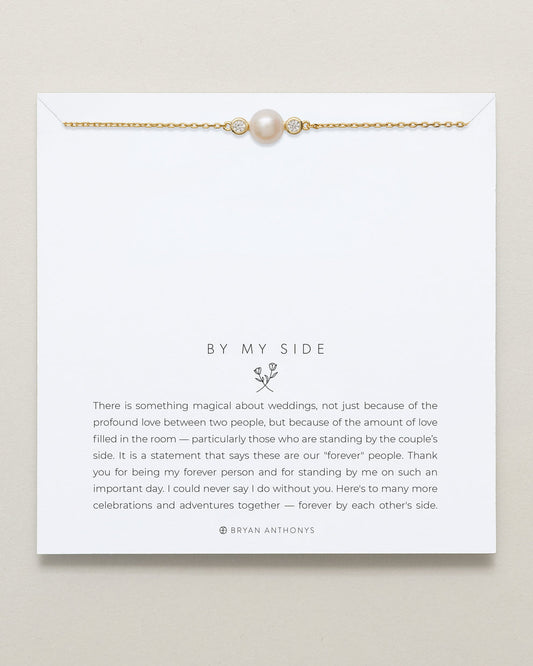 Bryan Anthonys "By My Side" Pearl Bridesmaid Necklace