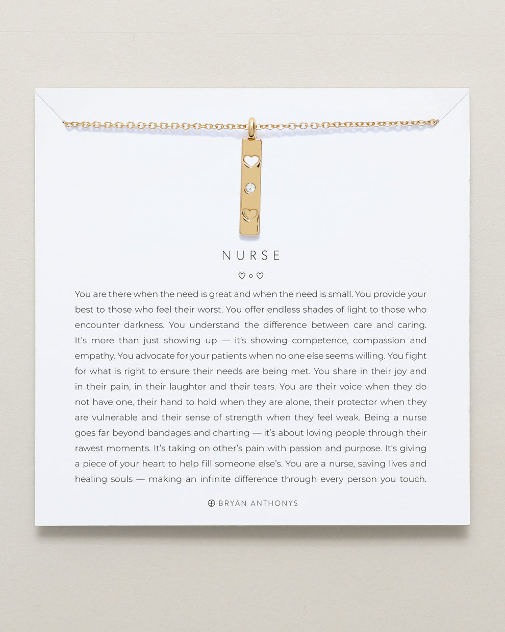 Bryan Anthonys "Nurse" Necklace-Gold