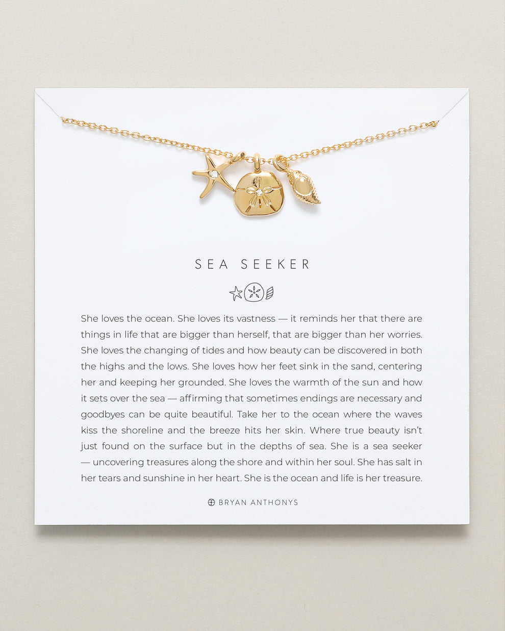 Bryan Anthonys "Sea Seeker" Necklace-Gold