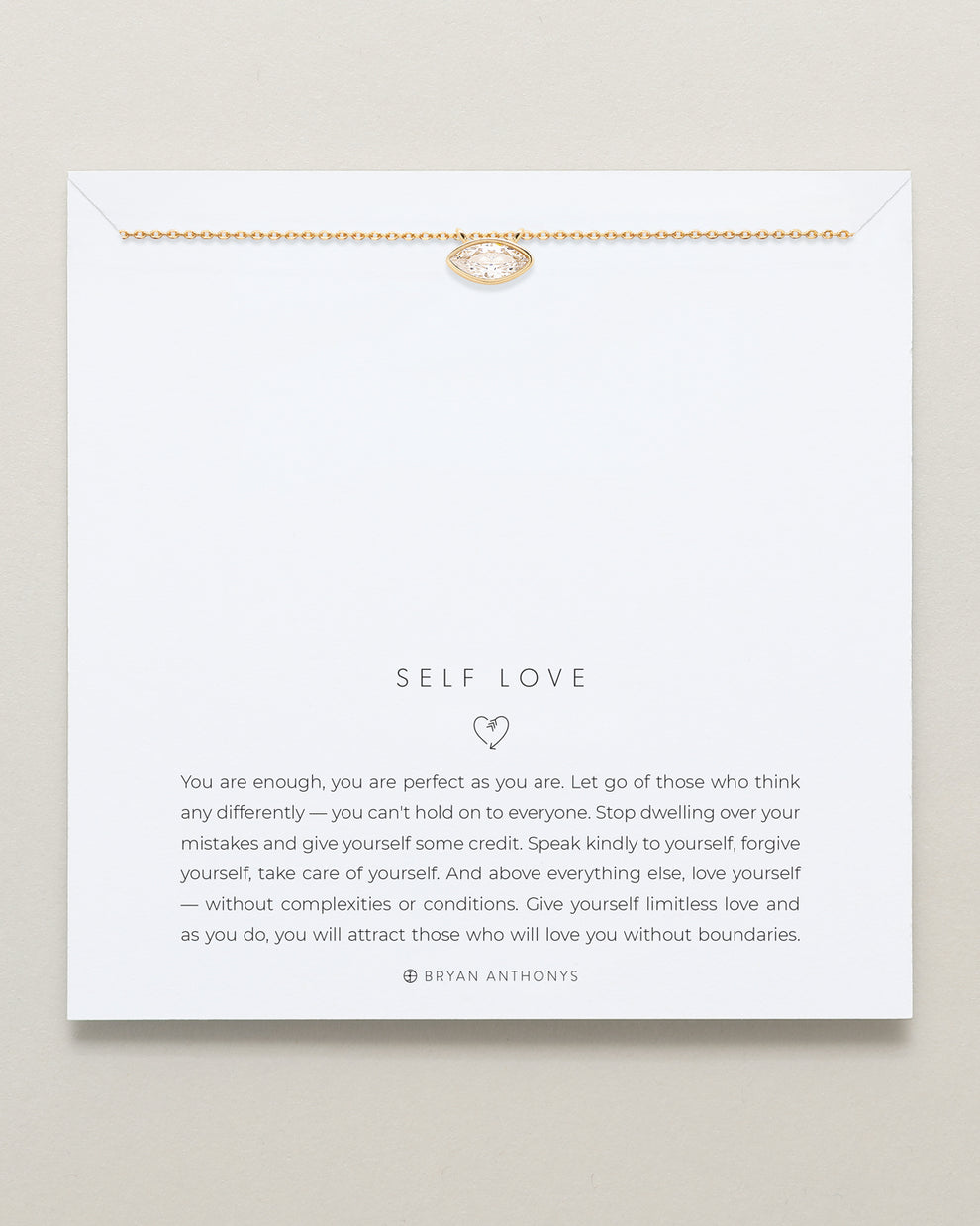 Bryan Anthonys "Self Love" Necklace-Gold