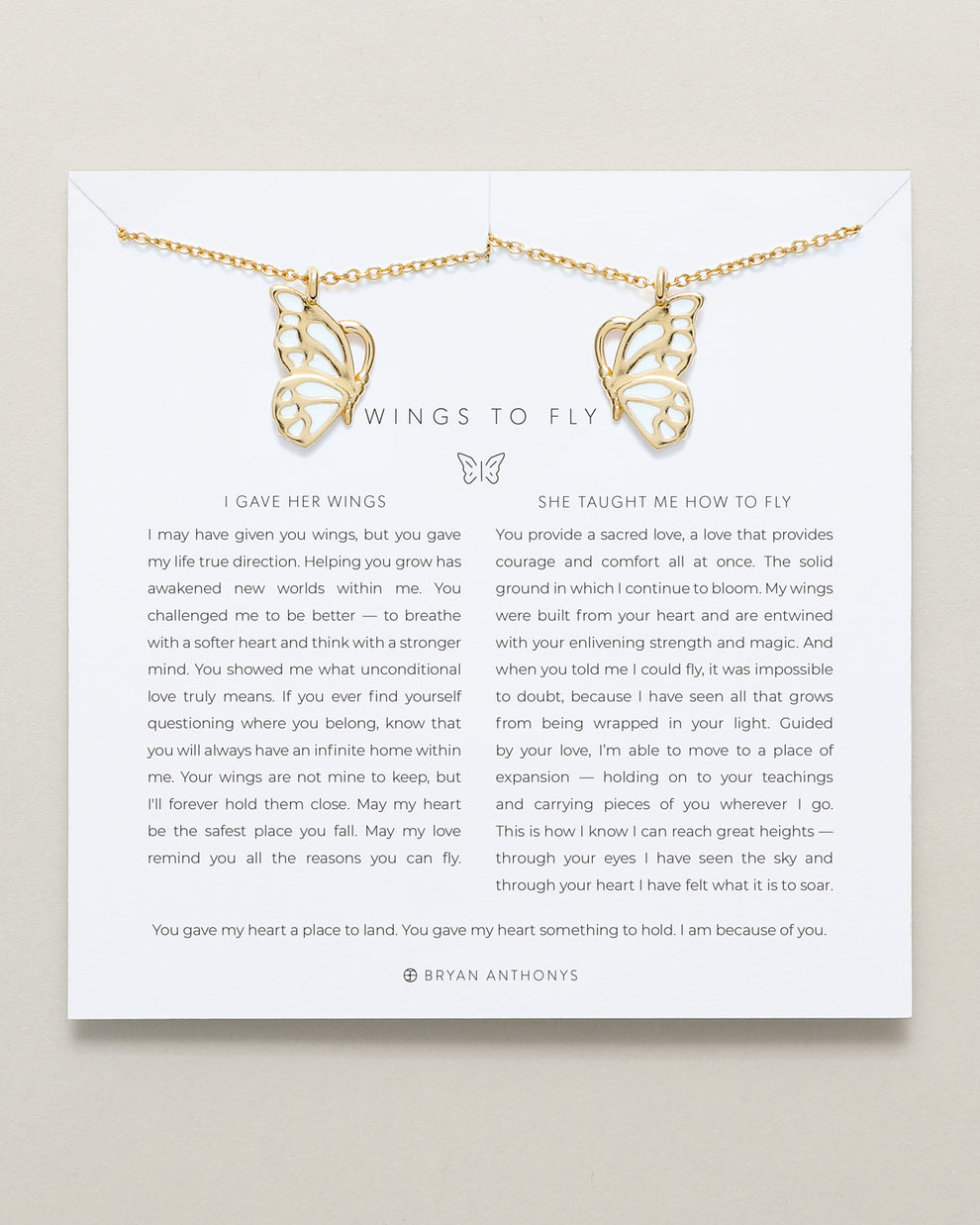 Bryan Anthonys "Wings to Fly" Necklace Set