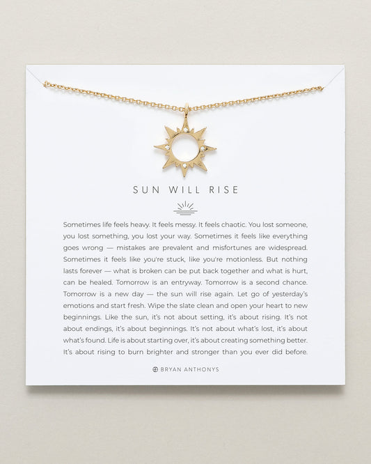 Bryan Anthonys "Sun Will Rise" Necklace-Gold