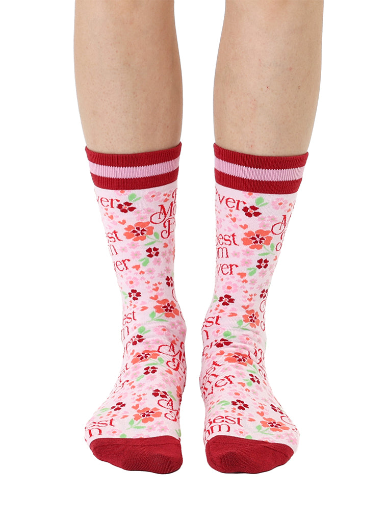 Living Royal Women's Bamboo Crew Socks - Best Mom