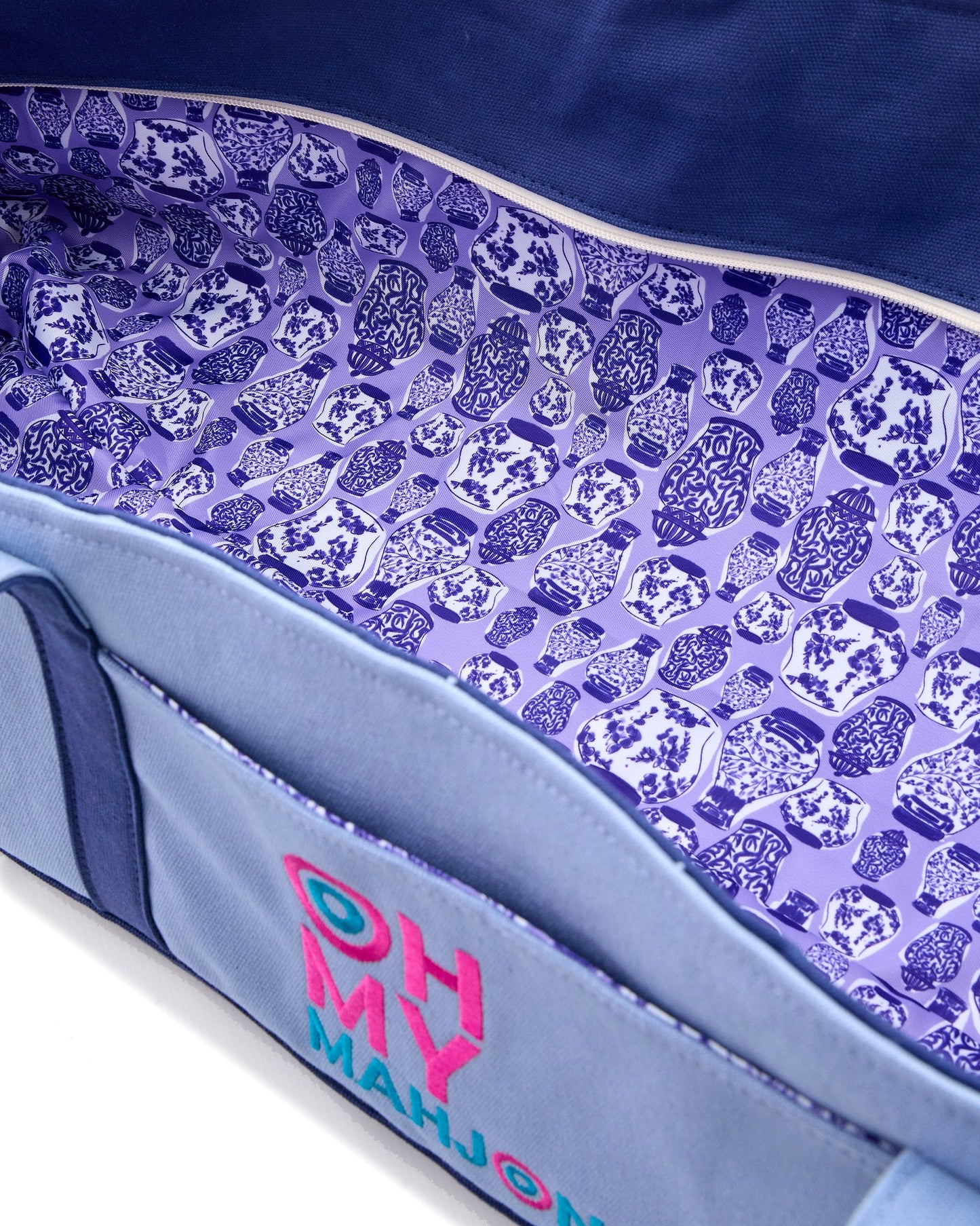 Oh My Mahjong Mat Storage Bag-Blue