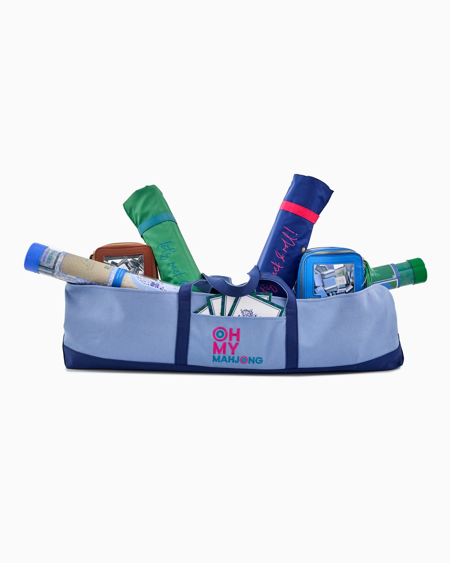 Oh My Mahjong Mat Storage Bag-Blue