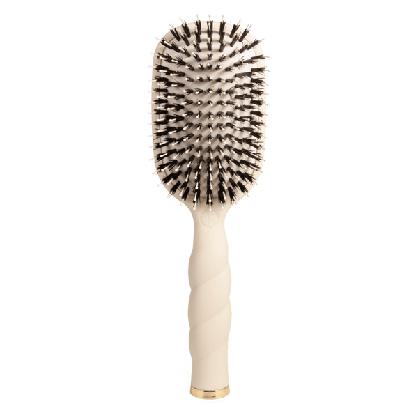 Teleties Full Sized Boar Bristle Hair Brush - Tan