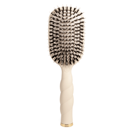 Teleties Full Sized Boar Bristle Hair Brush - Tan