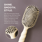 Teleties Full Sized Boar Bristle Hair Brush - Tan