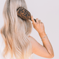 Teleties Full Sized Boar Bristle Hair Brush - Tortoise