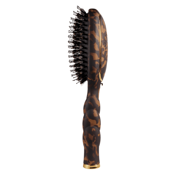 Teleties Full Sized Boar Bristle Hair Brush - Tortoise