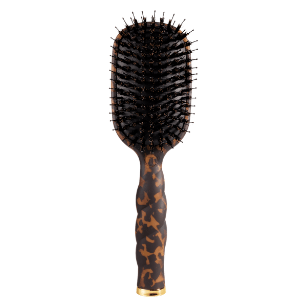 Teleties Full Sized Boar Bristle Hair Brush - Tortoise